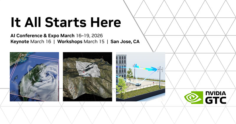 NVIDIA GTC Conference in San Jose, California, US, March 16–19, 2026